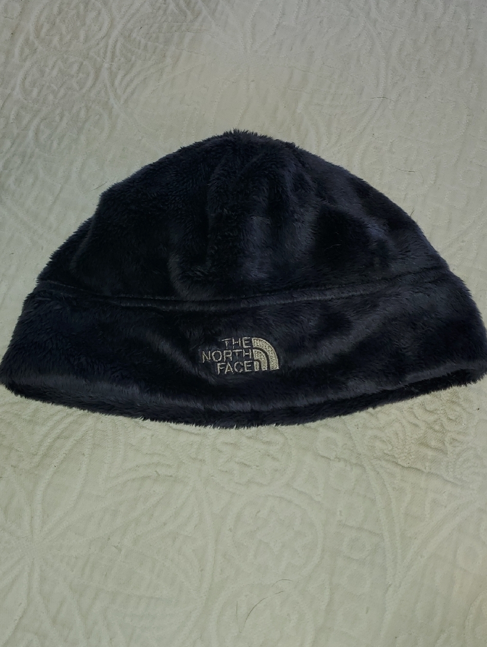 The North Face Purple Faux Fur Beanie Hat